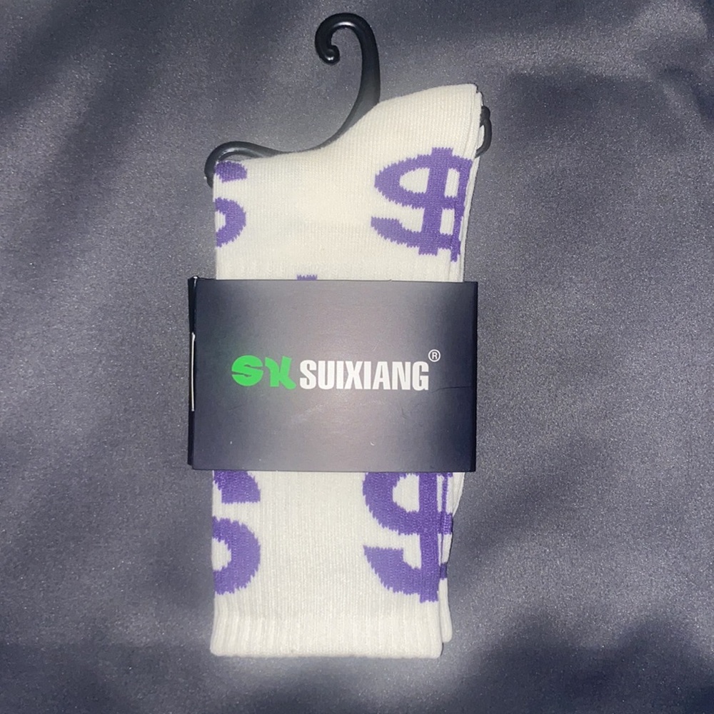 Money Sign Sock - Picture 2 of 2